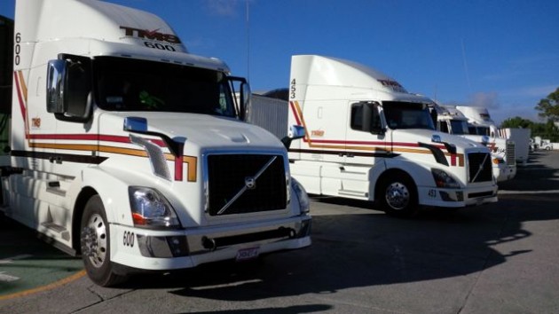 Two new Volvo VNs received by TMS with the I-Shift automated transmission.