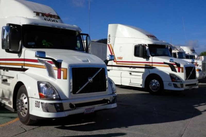 Two new Volvo VNs received by TMS with the I-Shift automated transmission.