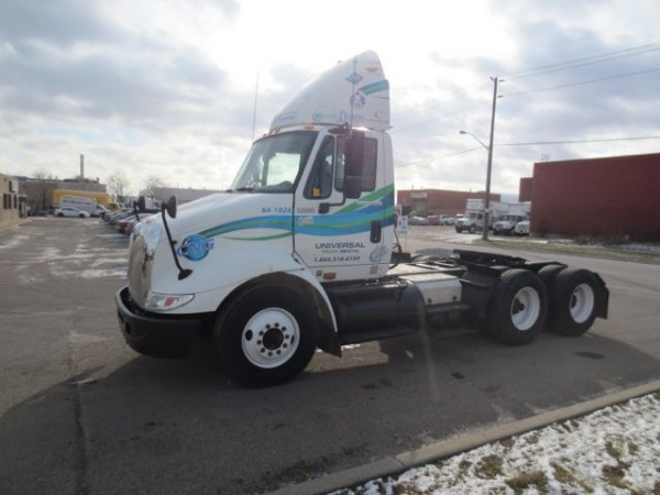 This dual fuel truck, provided by Universal Truck Rental, will allow fleets to save on fuel without having to pay for the system up-front.