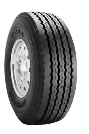 The new Bridgestone R244 tire for dump and mixer fleets.