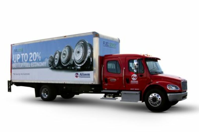Allison and Freightliner jointly introduced a new transmission package they say can improve fuel mileage by 20%.