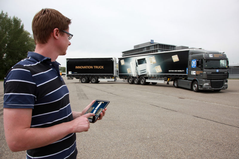 ZF WITH A TRUCK THAT CAN BE PARKED BY TABLET. AND A NEW TRANSMISSION. article image