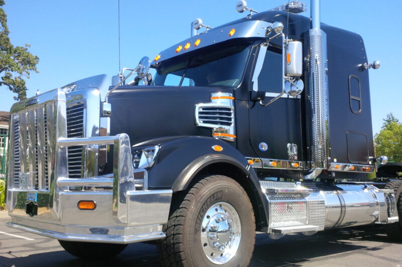 AND DRIVING A GREAT BIG FREIGHTLINER article image