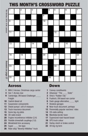 Crossword Puzzle Dec 14 TW alternate text for this image