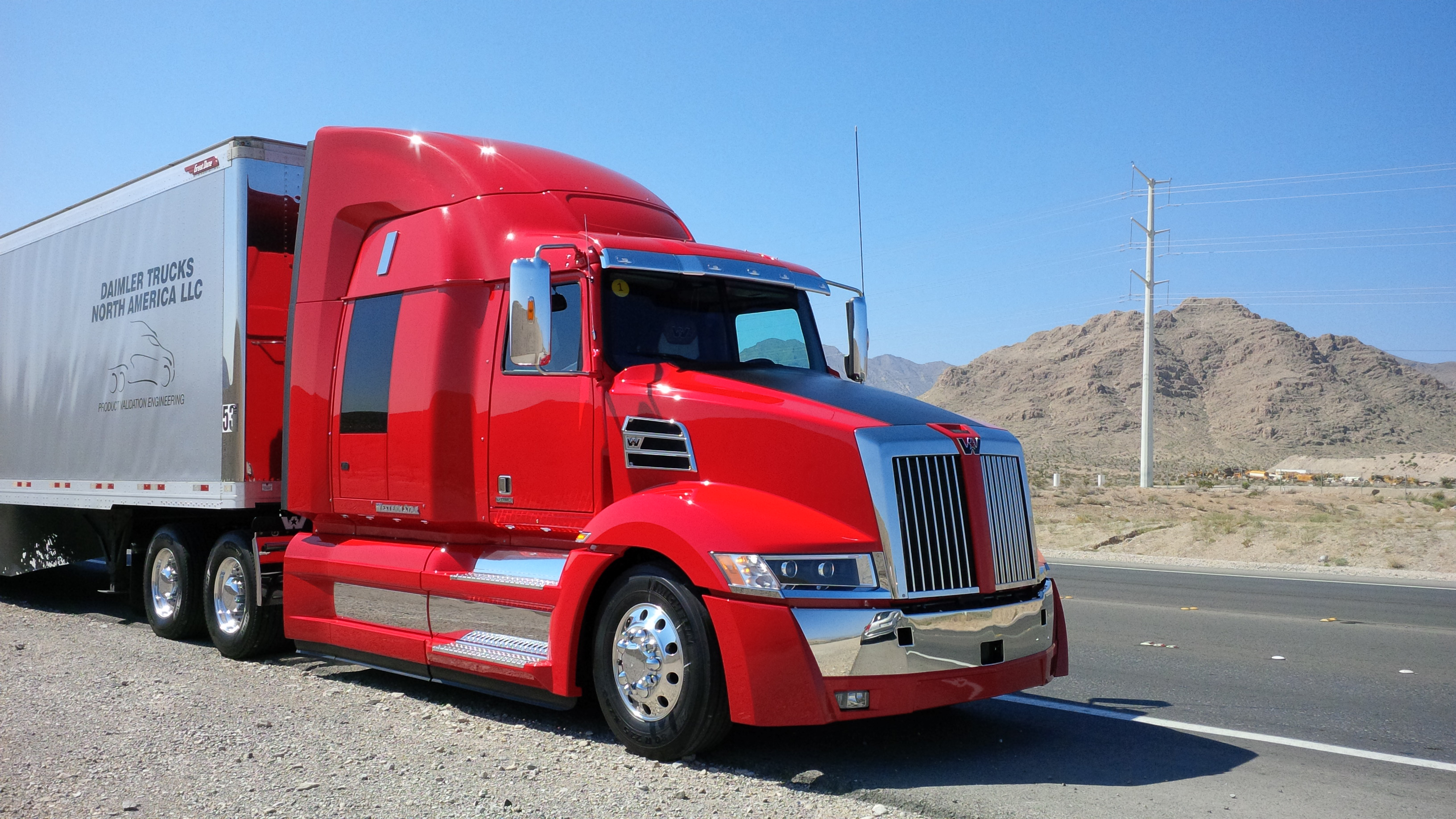 Driving the new Western Star 5700