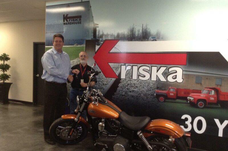 Kriska awards Harley-Davidson to winner of Fuel Reduction Challenge article image