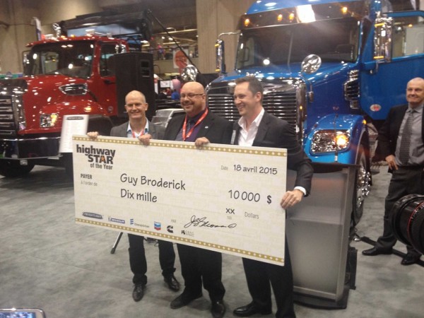 guy award cheque alternate text for this image
