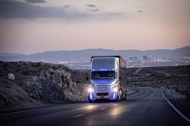 World Premiere Freightliner Inspiration Truck alternate text for this image