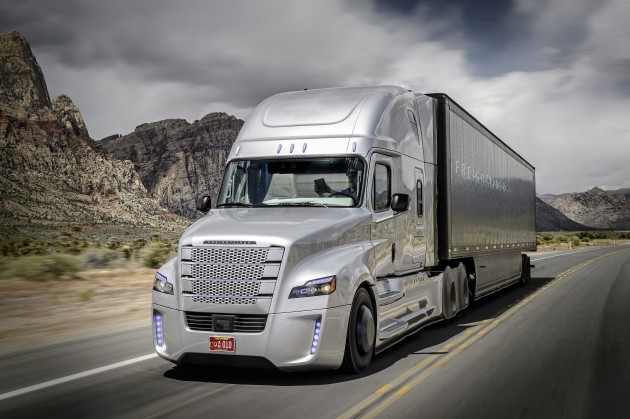 World Premiere Freightliner Inspiration Truck alternate text for this image