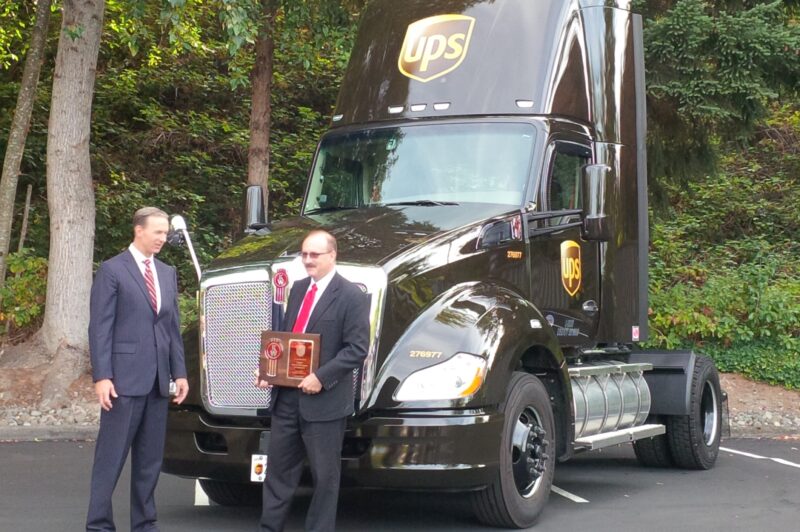 UPS receives 50,000th Paccar MX engine in a Kenworth truck article image