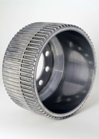 Gunite 16.5 x 7 Rear Axle MMC Brake Drum Back Low Res alternate text for this image