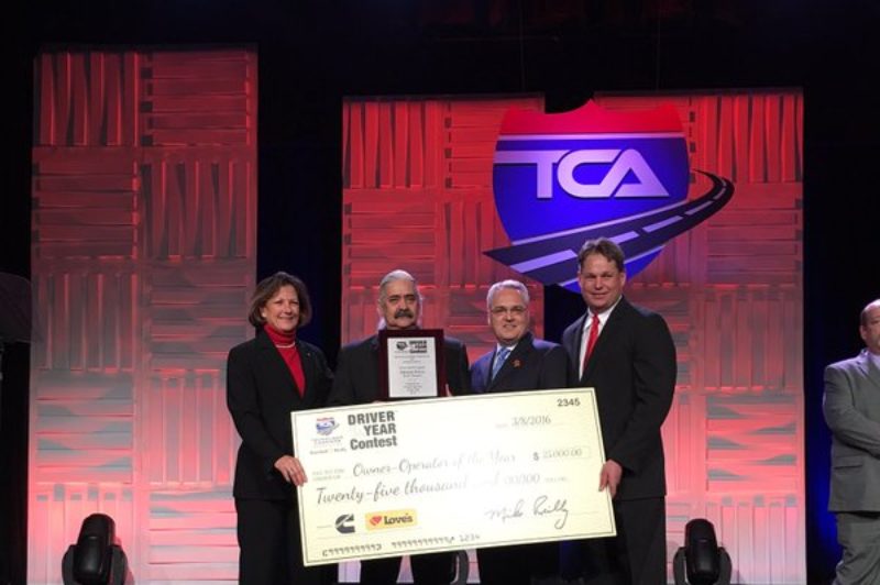 Bison driver named TCA's Owner/Operator of the Year article image