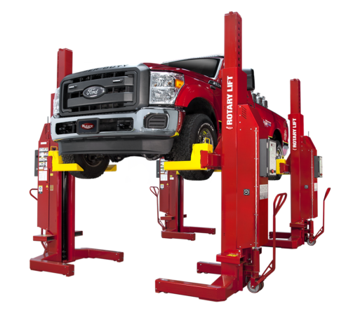 Rotary Lift Mobile Column Lift with New Battery Charger alternate text for this image