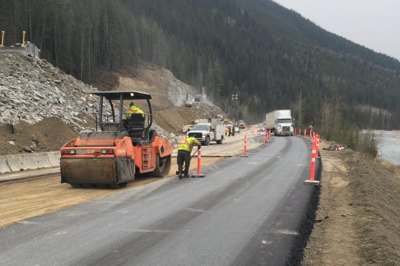 Rock slide wipes out Trans-Canada article image