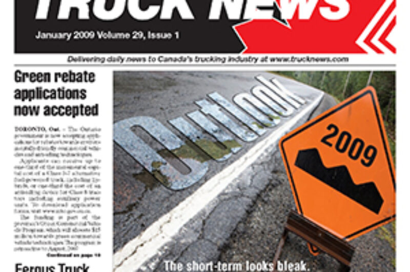 Truck News January 2009 article image
