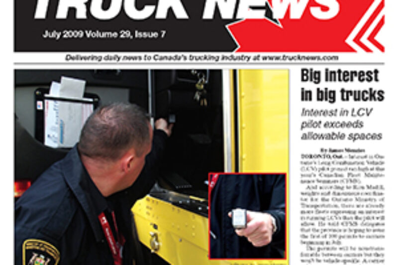 Truck News July 2009 article image