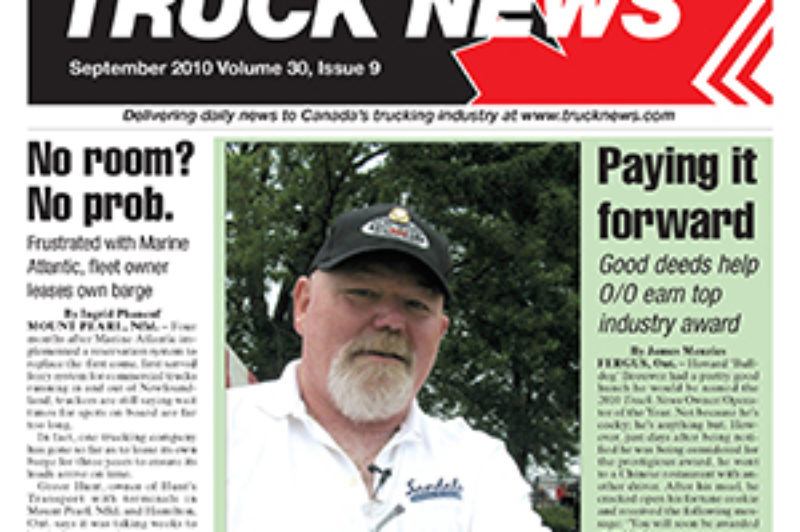 Truck News September 2010 article image