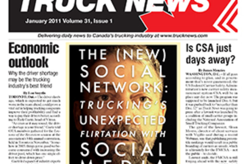 Truck News January 2011 article image