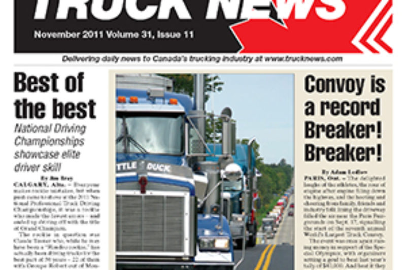 Truck News November 2011 article image