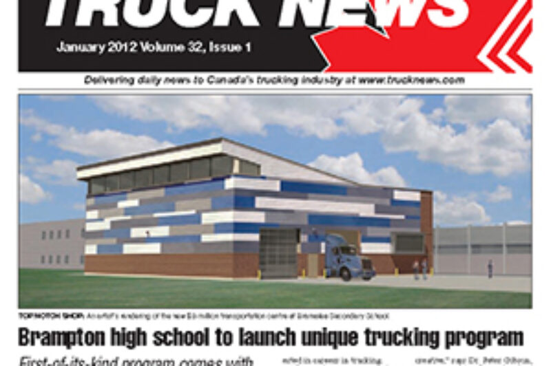 Truck News January 2012 article image