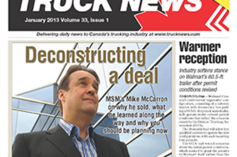 Truck News January 2013 article image