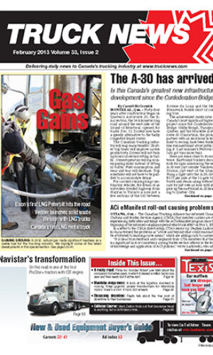 Truck News February 2013 article image
