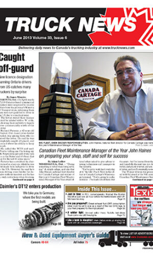 Truck News June 2013 article image