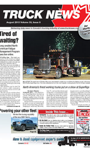 Truck News August 2013 article image