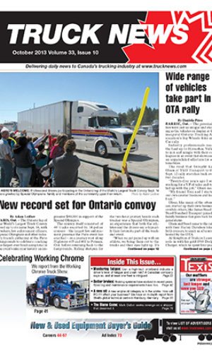 Truck News October 2013 article image