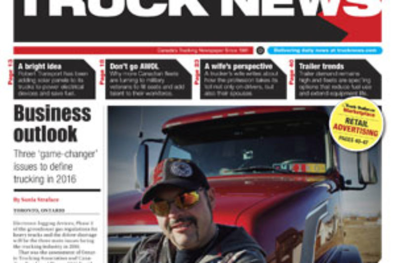 Truck News January 2016 article image