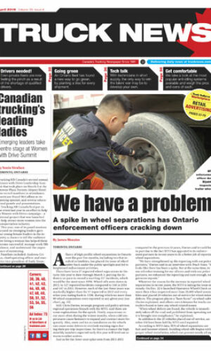 Truck News April 2016 article image
