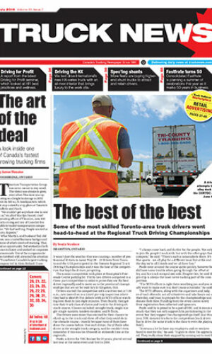 Truck News July 2016 article image