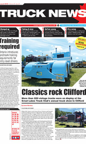 Truck News August 2016 article image