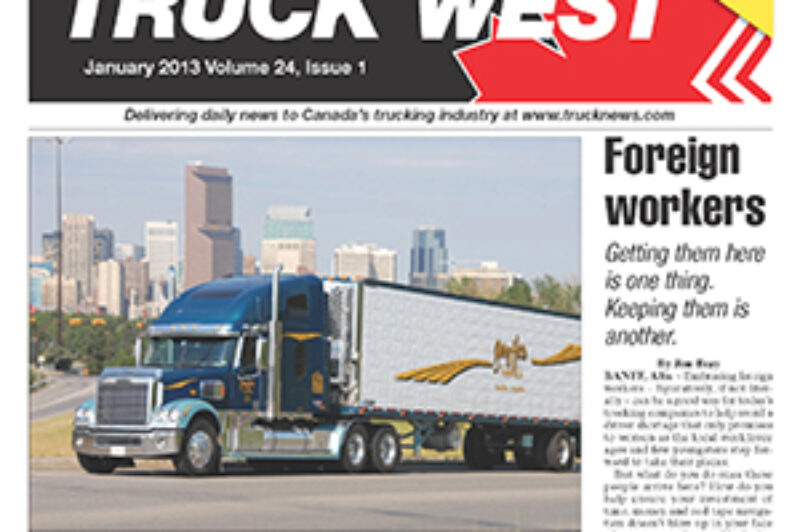 Truck West January 2013 article image