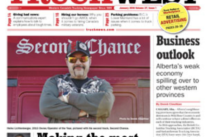 Truck West January 2016 article image