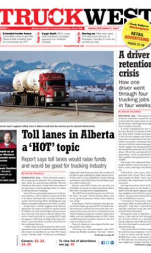 Truck West February 2016 article image