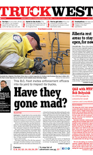 Truck West March 2013 article image
