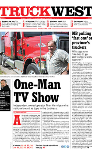 Truck West September 2013 article image