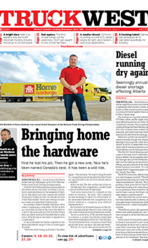 Truck West November 2013 article image
