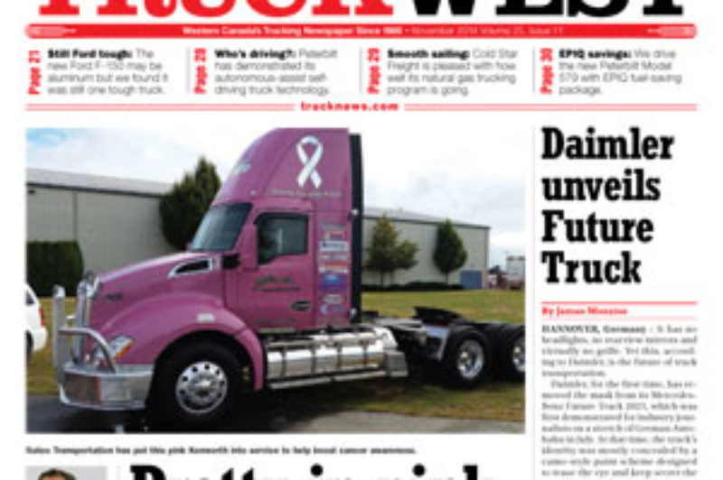 Truck West November 2014 article image