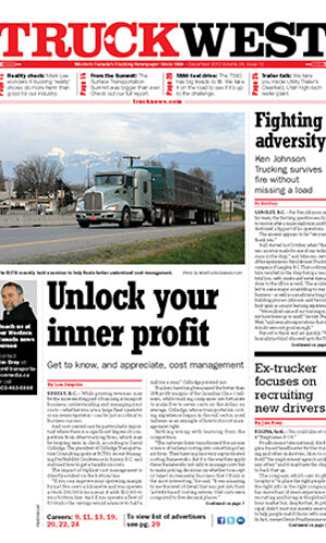 Truck West December 2013 article image