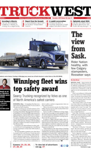 Truck West December 2015 article image