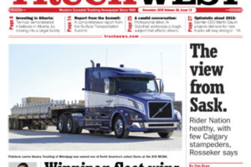 Truck West December 2015 article image