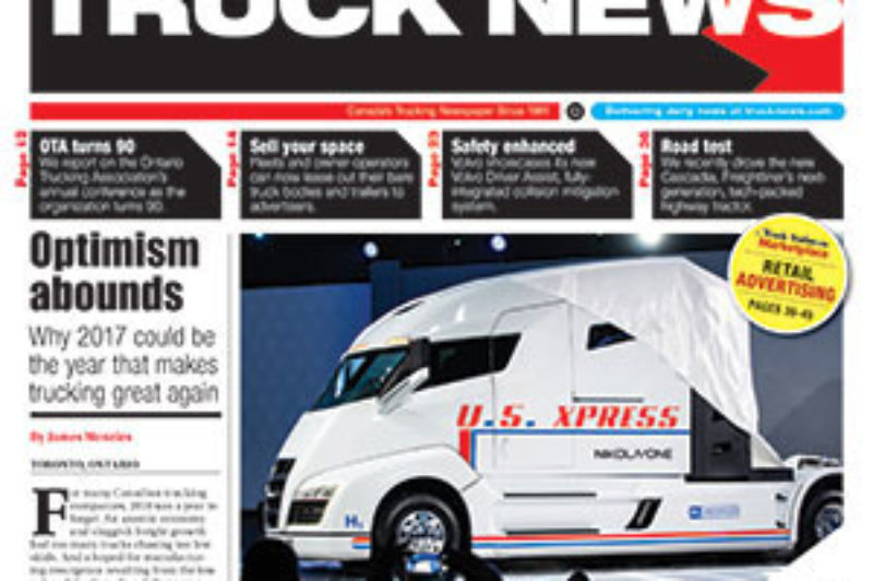 Truck News January 2017 article image
