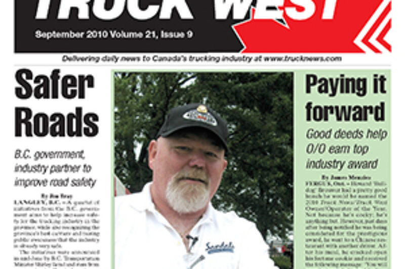 Truck West September 2010 article image
