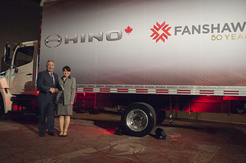 Hino Motors surprises Fanshawe College with new truck article image
