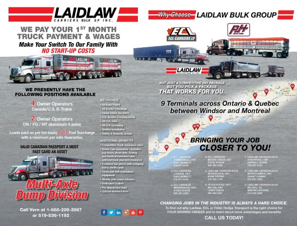 Laidlaw Bulk Group Spread alternate text for this image