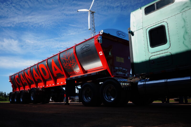 Canadian-themed Trout River trailer on tour article image