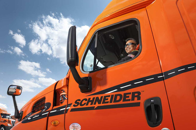 Schneider donates trucks to attract new talent article image
