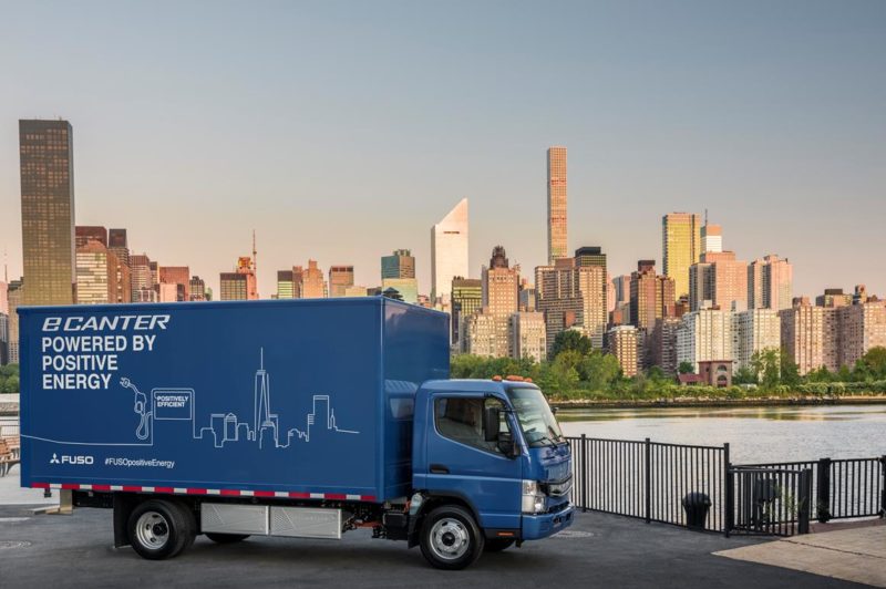 Fuso celebrates launch of its zero-emissions light-duty truck in New York article image